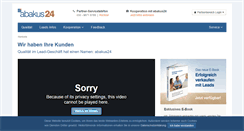 Desktop Screenshot of abakus24-partner.com